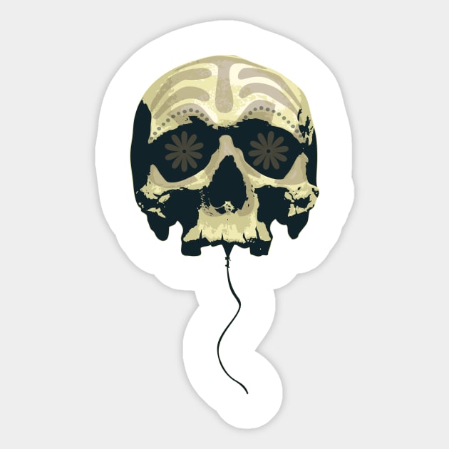 Balloon skull Sticker by mangulica